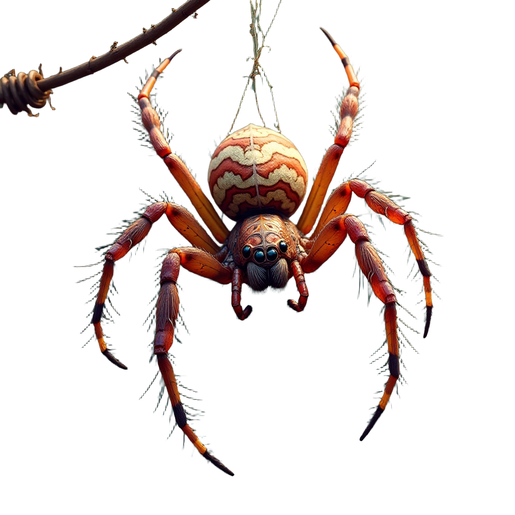 Colorful Spider on a Branch