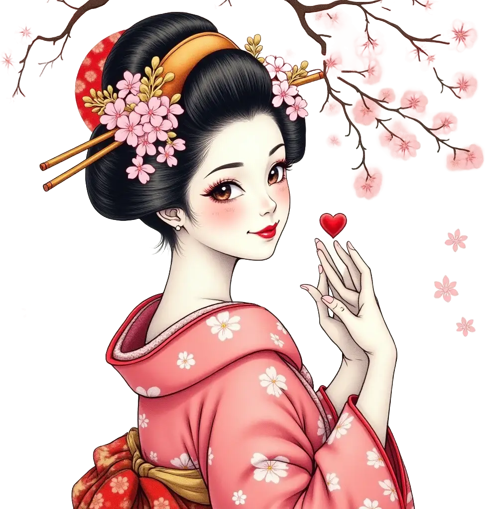 Cherry Blossom Geisha