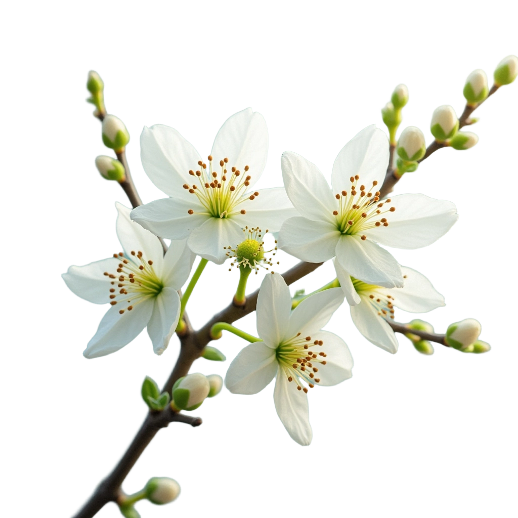 White Blossoms in Spring