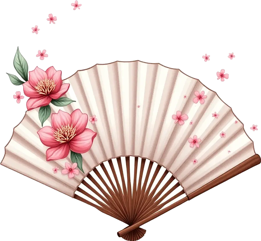 Elegant Floral Hand Fan