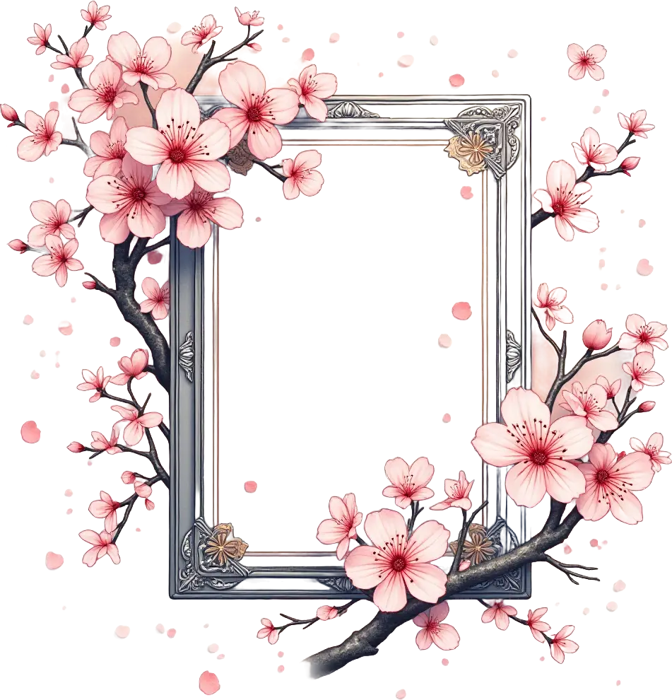 Cherry Blossom Frame