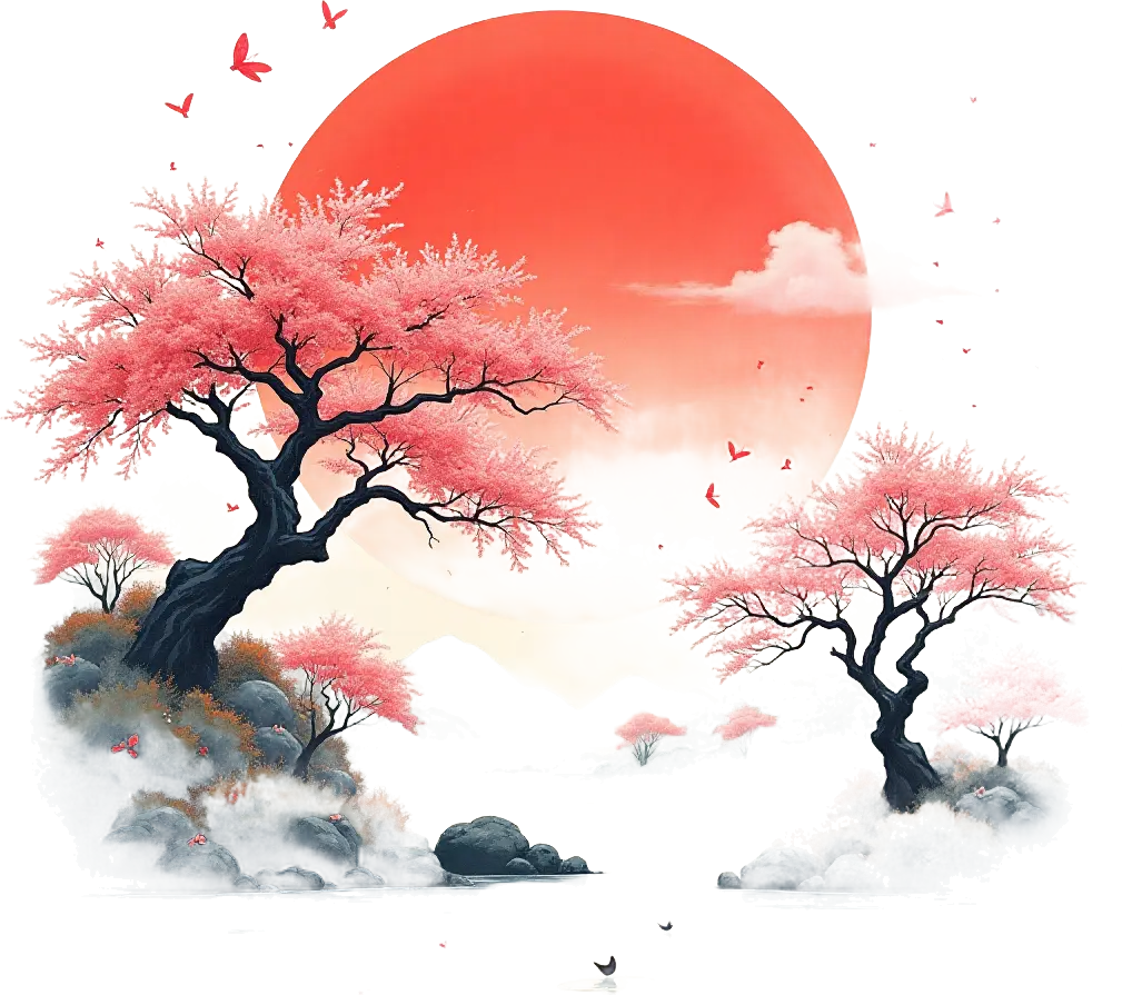 Cherry Blossom Moonlight