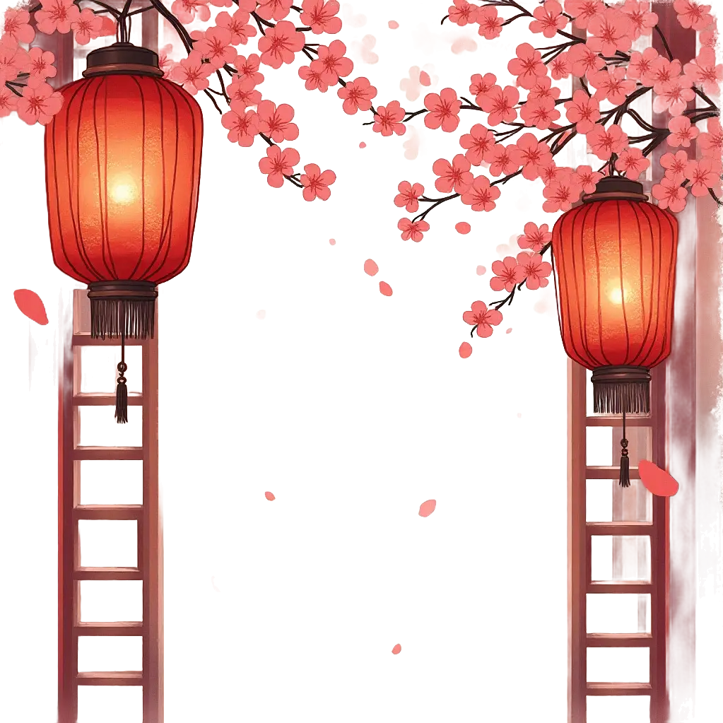 Cherry Blossom Lanterns