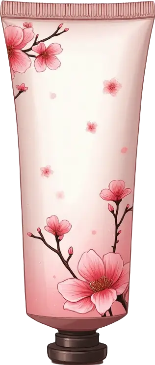 Cherry Blossom Hand Cream Tube