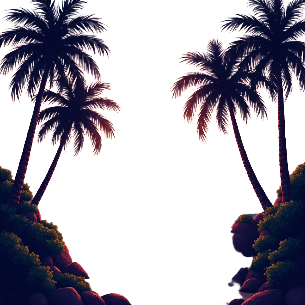 Tropical Night Scene