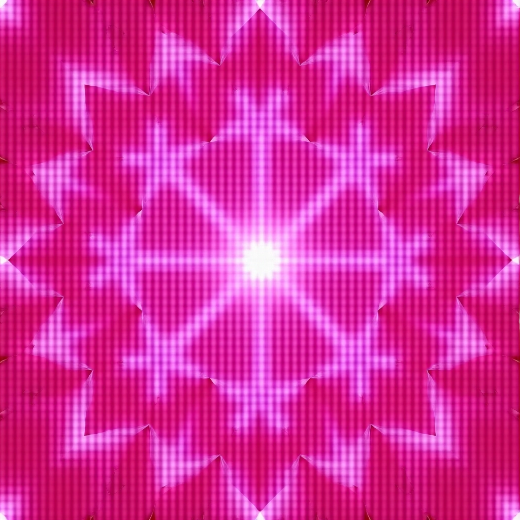 Radiant Pink Starburst