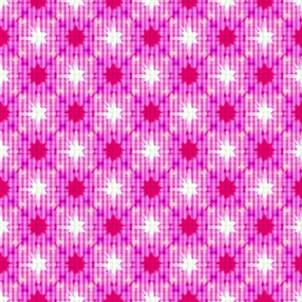 Pink Starburst Pattern