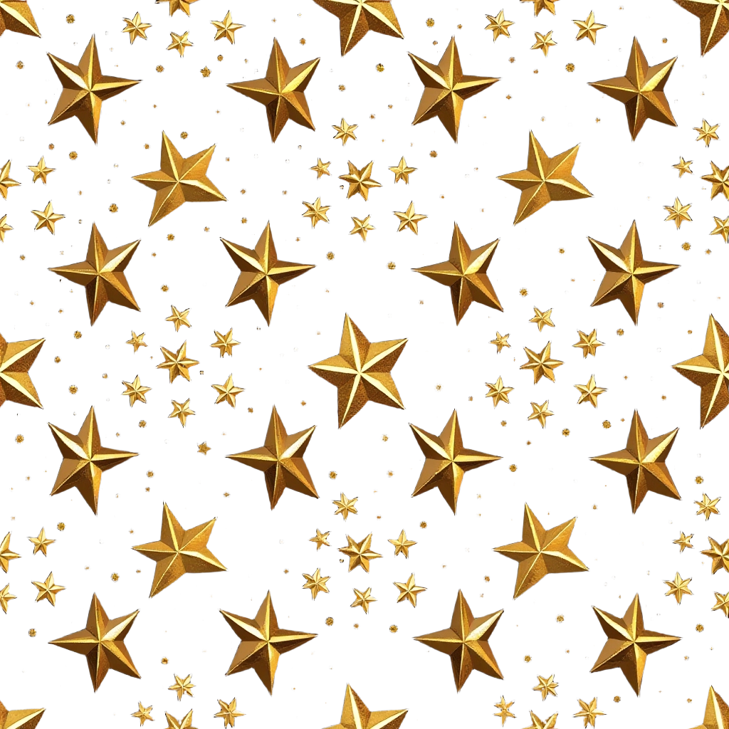 Golden Stars Pattern