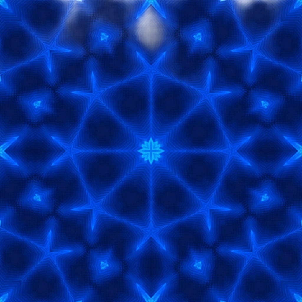 Blue Starry Symmetry