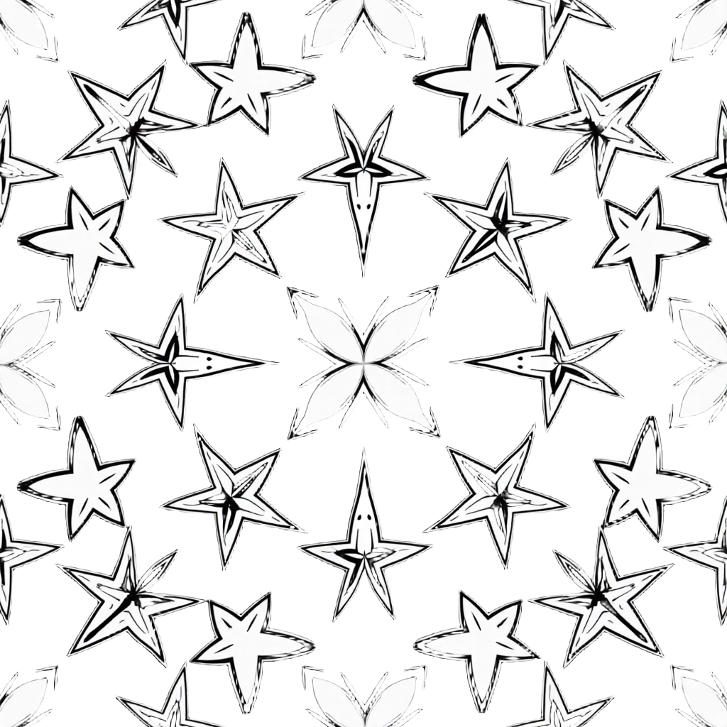 Monochrome Star Pattern