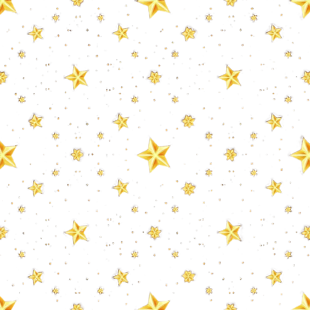 Golden Stars on Black Background