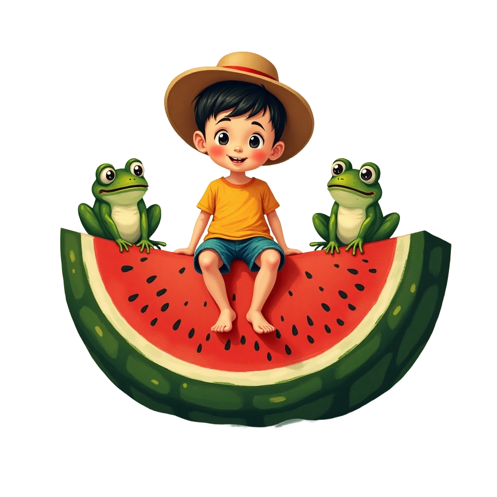 Summer Fun with Frogs and Watermelon