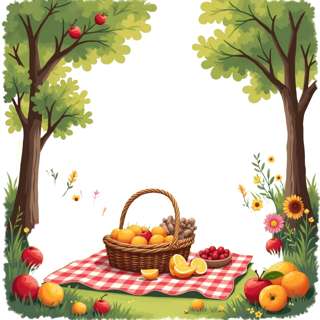 Garden Picnic Basket