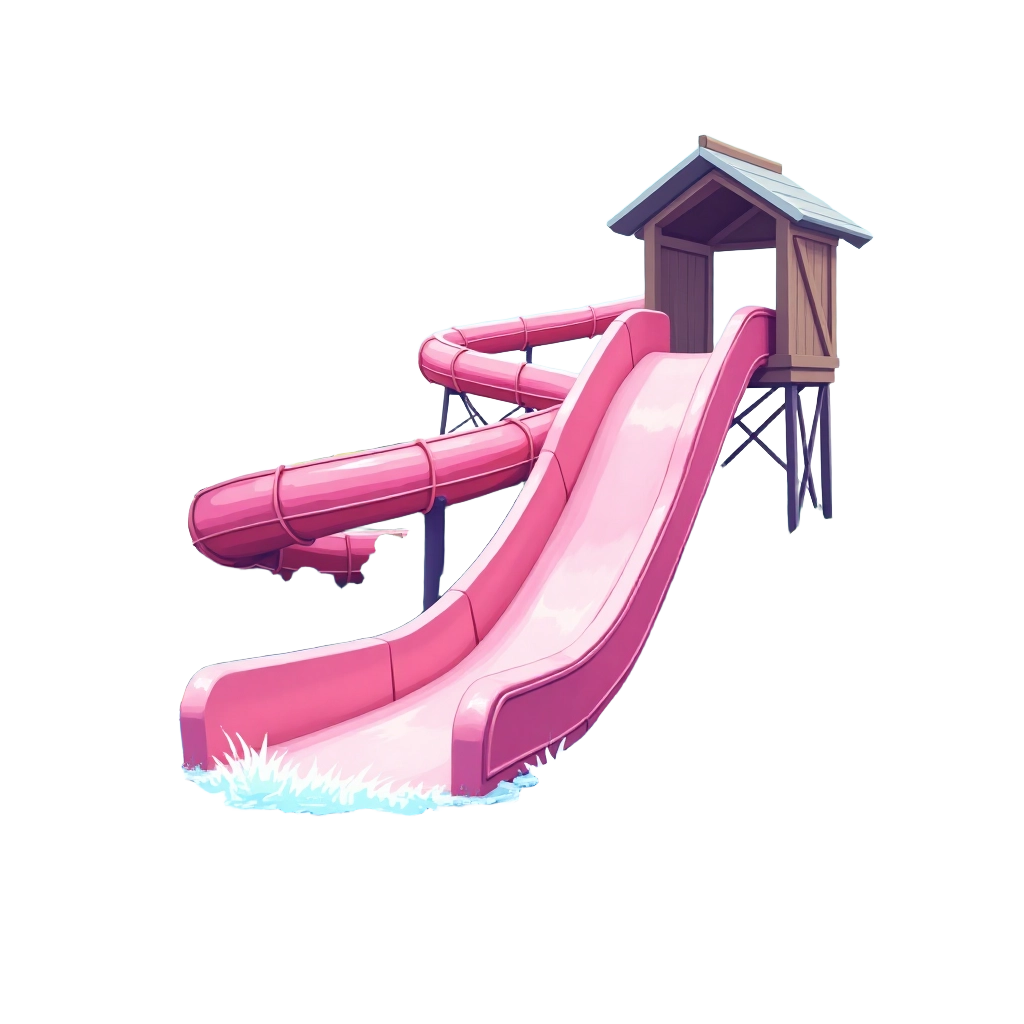 Pink Water Slide