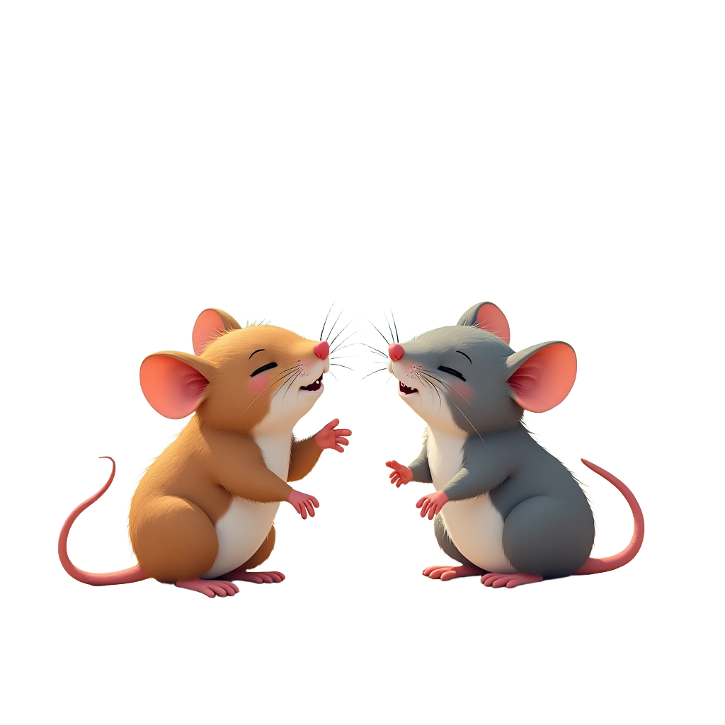 Two Happy Mice