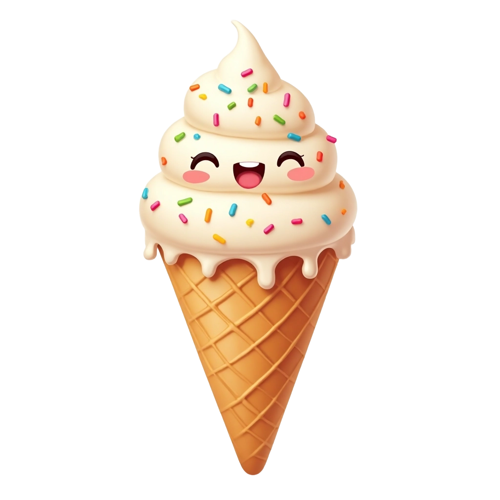 Happy Ice Cream Cone