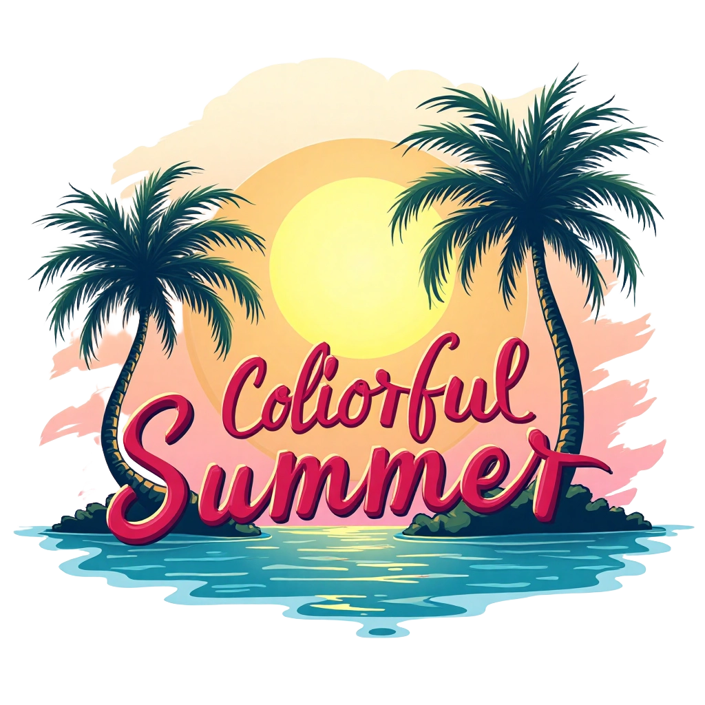 Colorful Summer Paradise