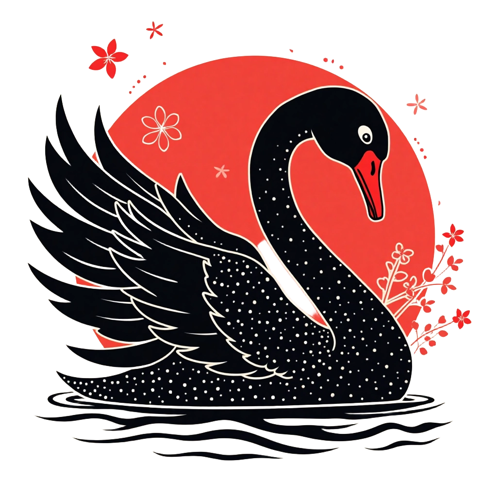 Elegant Black Swan