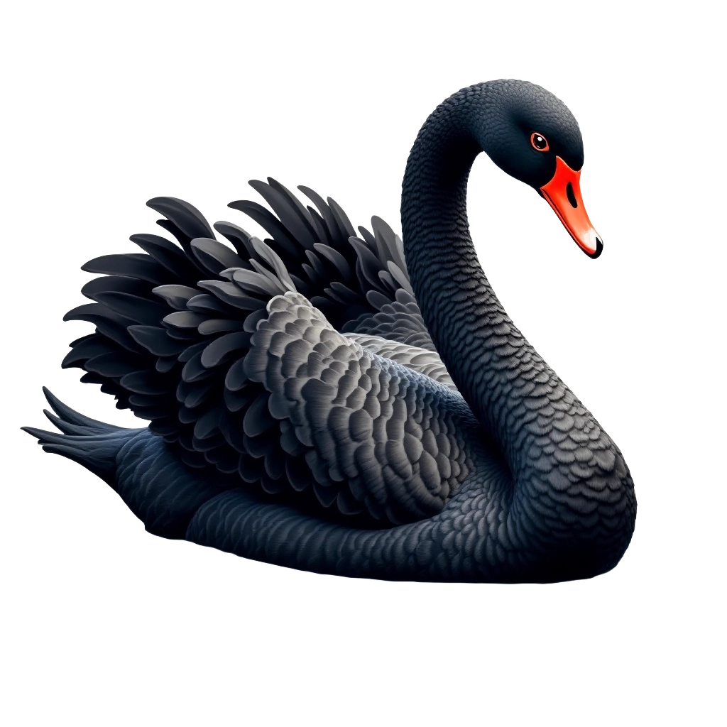 Majestic Black Swan