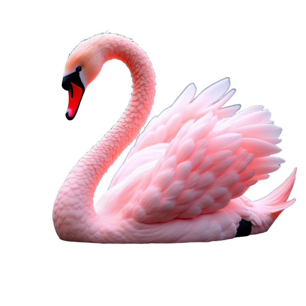 Pink Swan Elegance