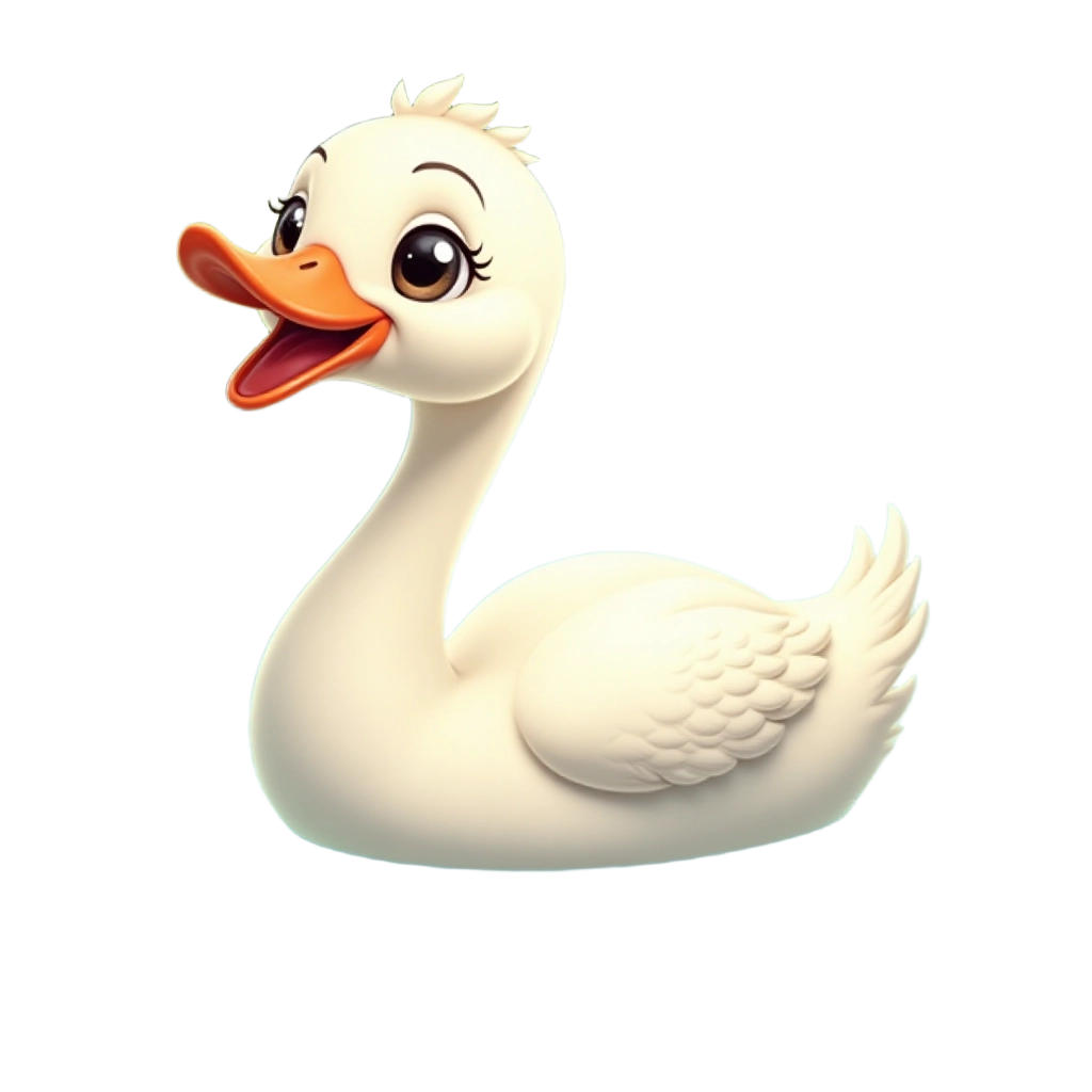 Cute Cartoon Duck