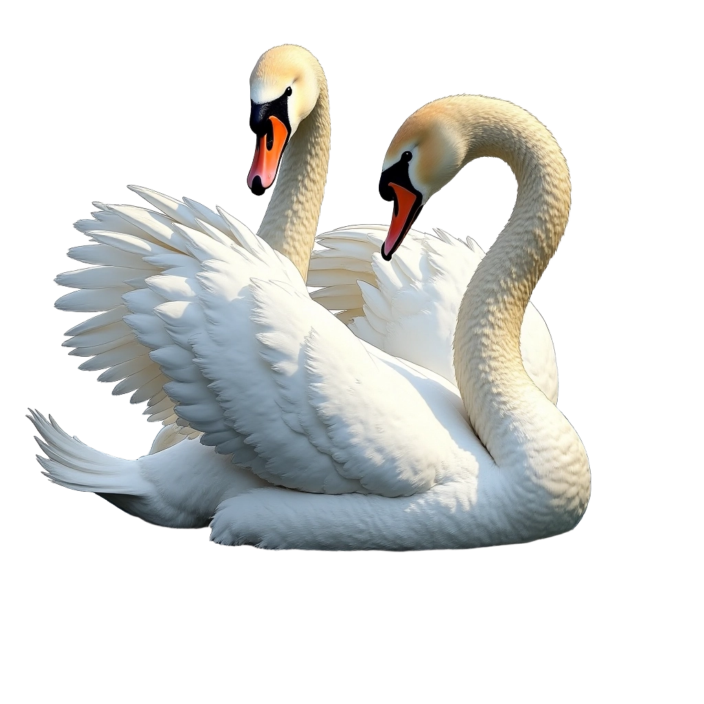 Elegant Swans