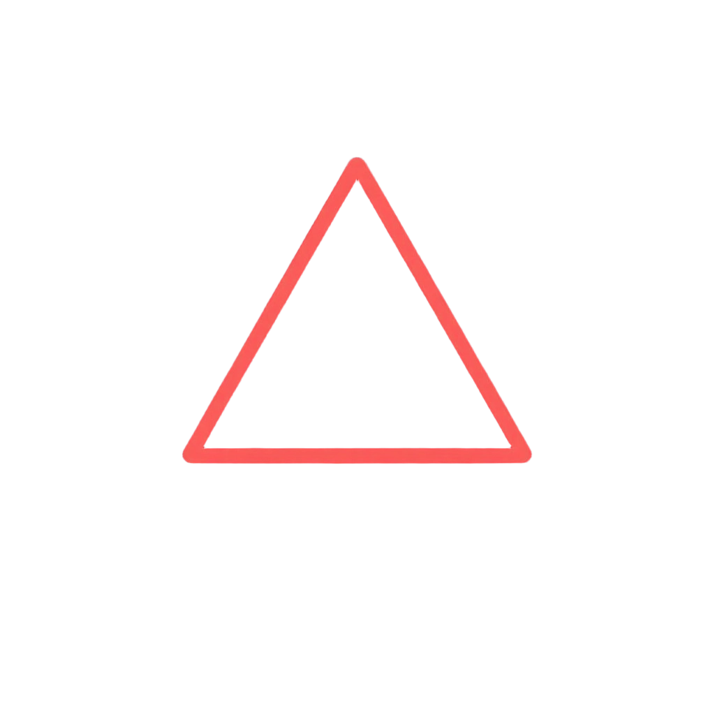 Red Triangle Warning Icon