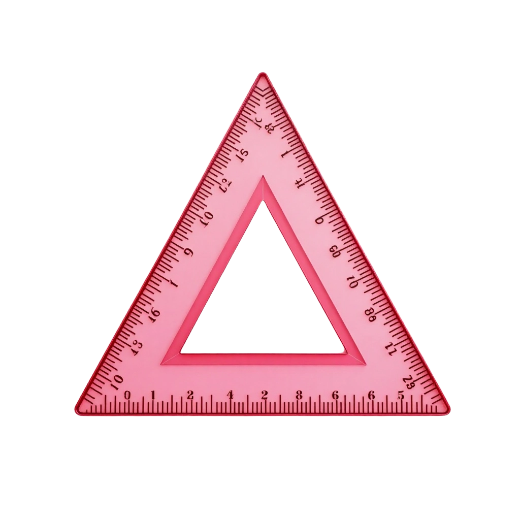 Pink Triangle Ruler