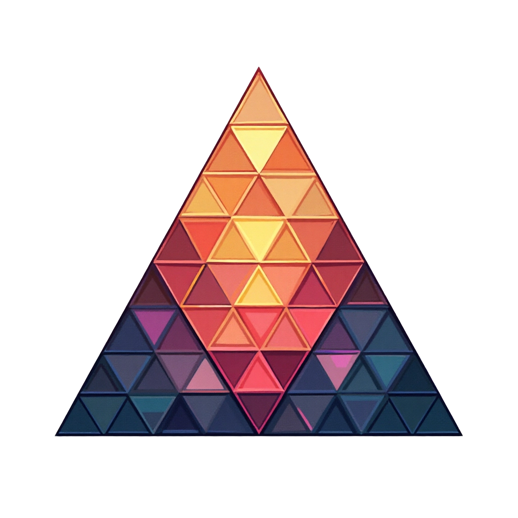 Colorful Triangle Mosaic