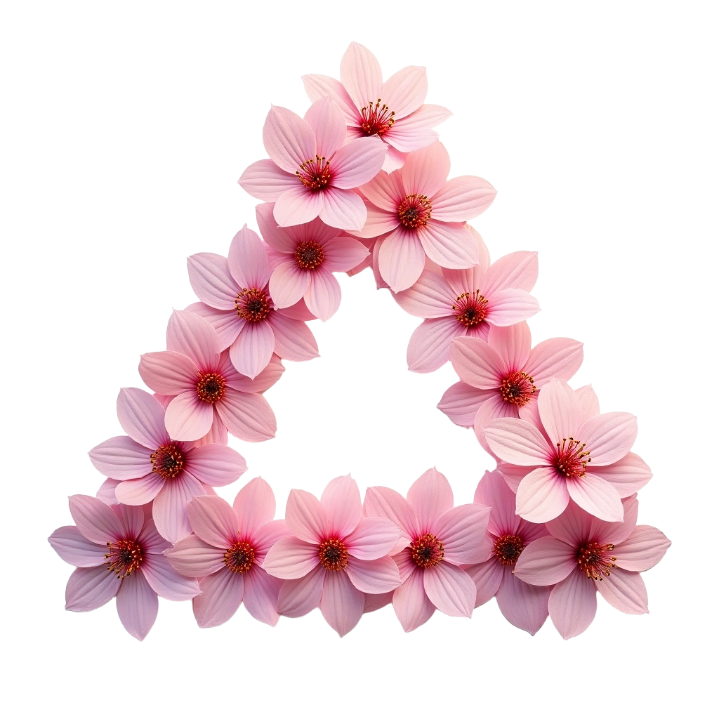 Floral Triangle Wreath