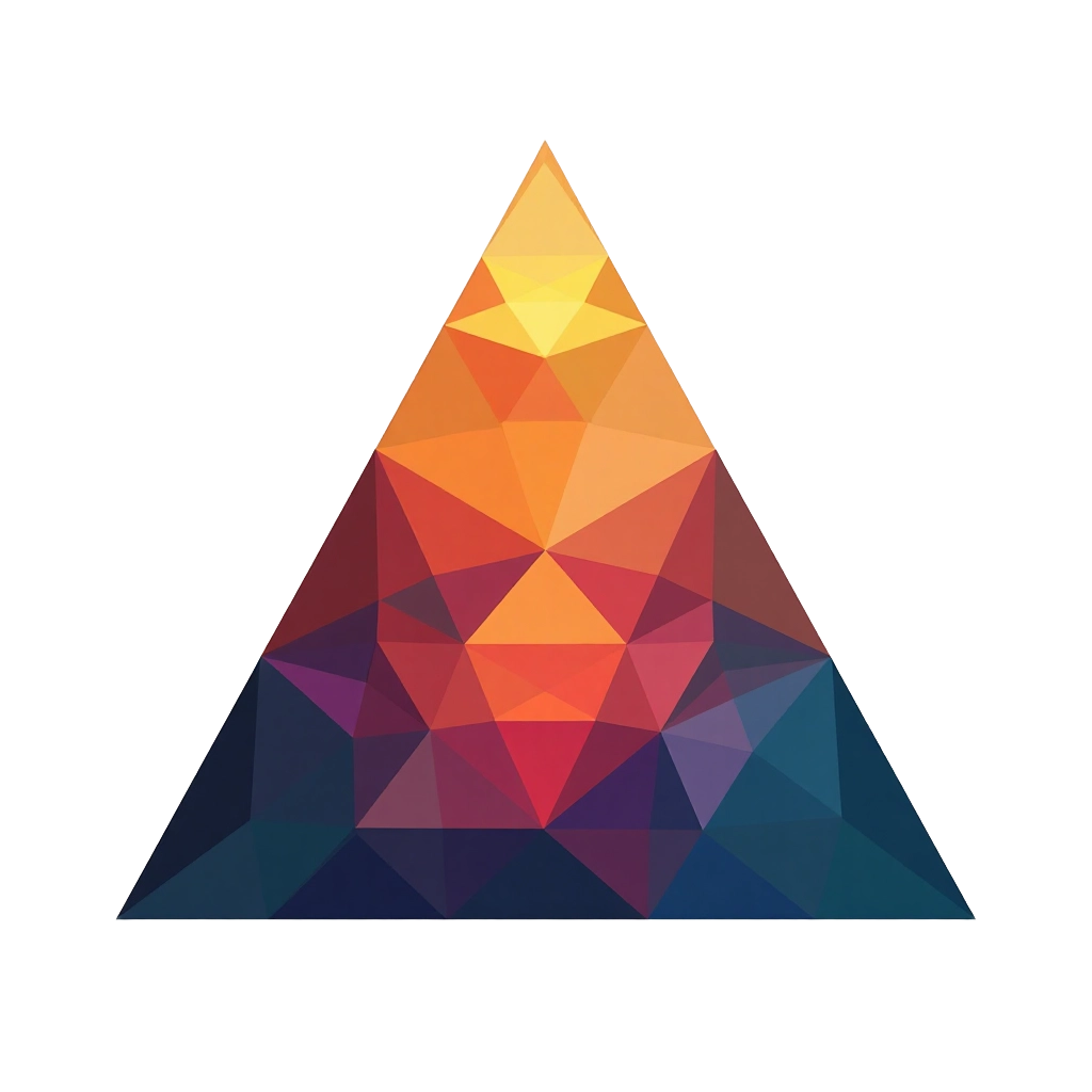 Colorful Geometric Triangle