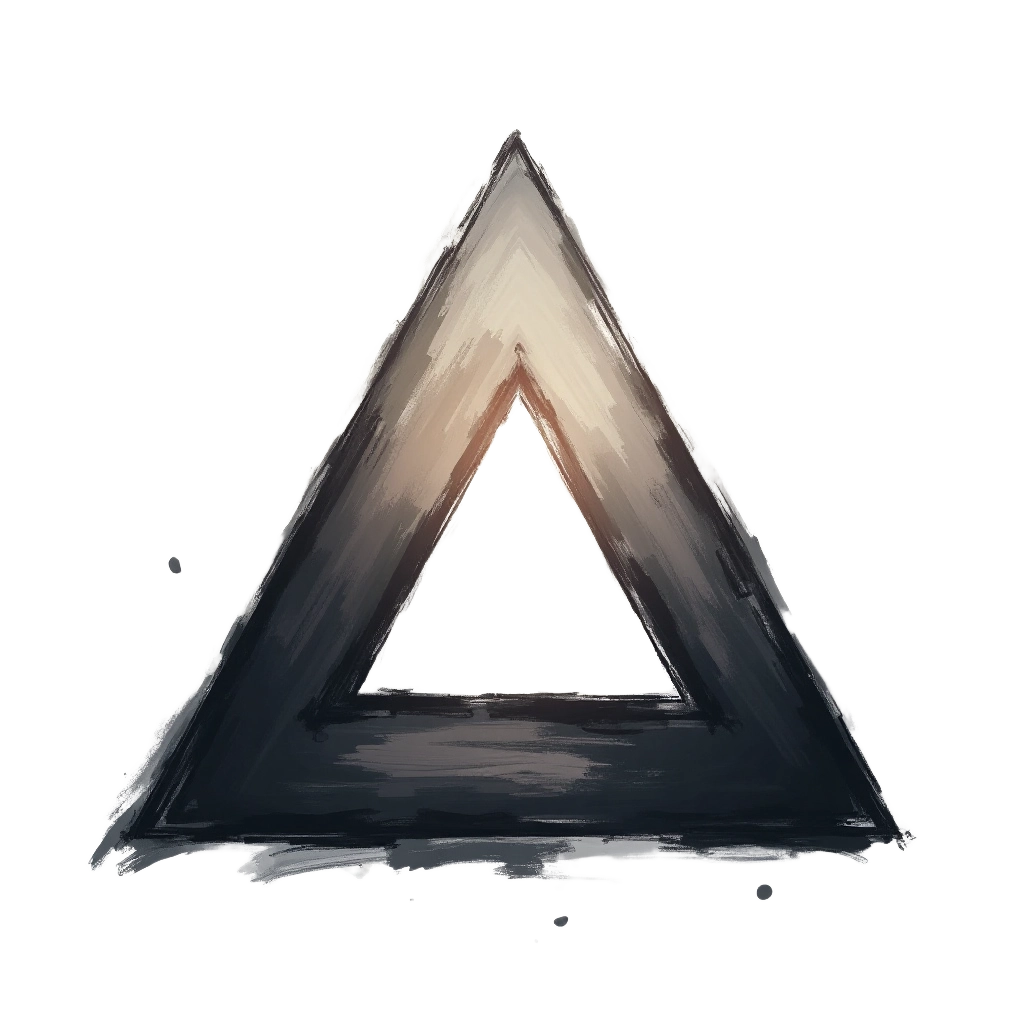 Abstract Triangle Art