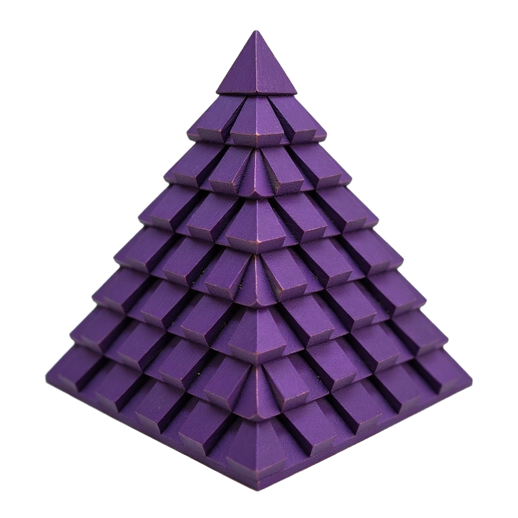 Purple Pyramid Stack