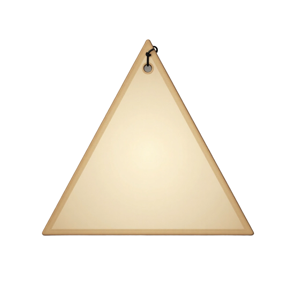 Hanging Triangle Lamp