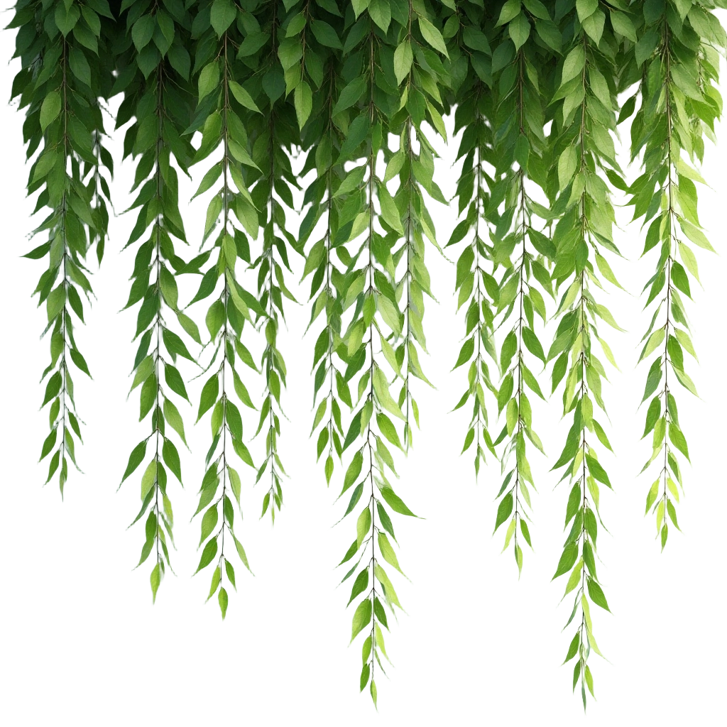 Hanging Fern Leaves