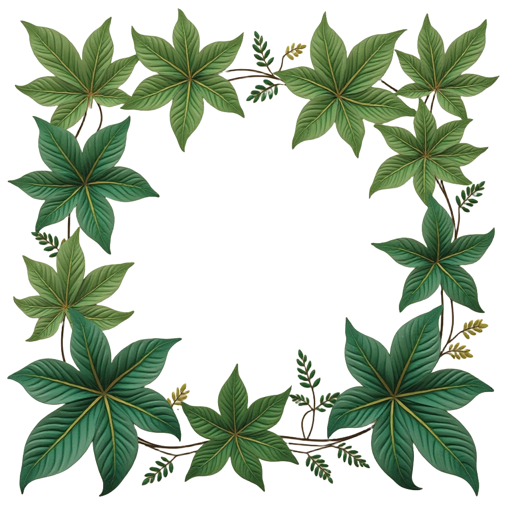 Nature's Frame Green Leaf Wreath