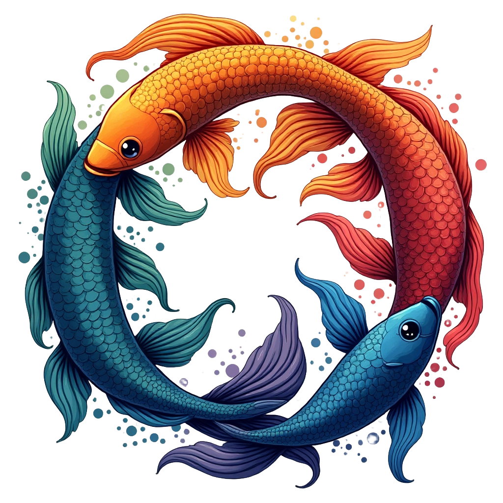 Dancing Koi Fish