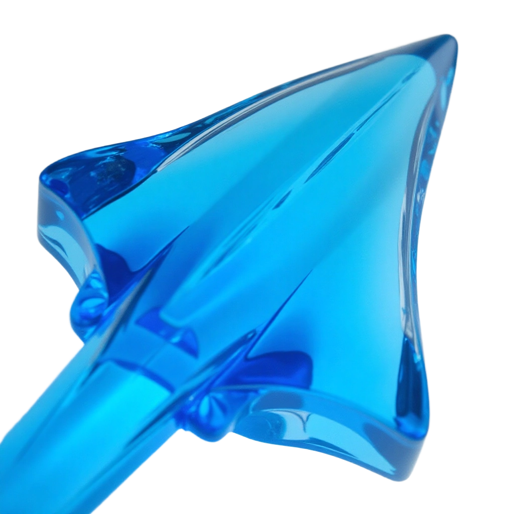 Blue Crystal Arrowhead