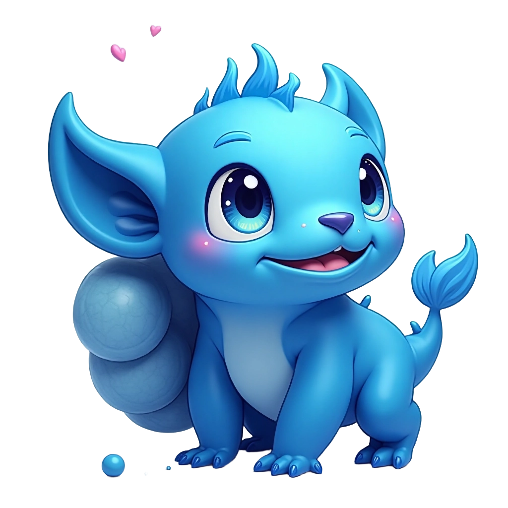 Cute Blue Creature