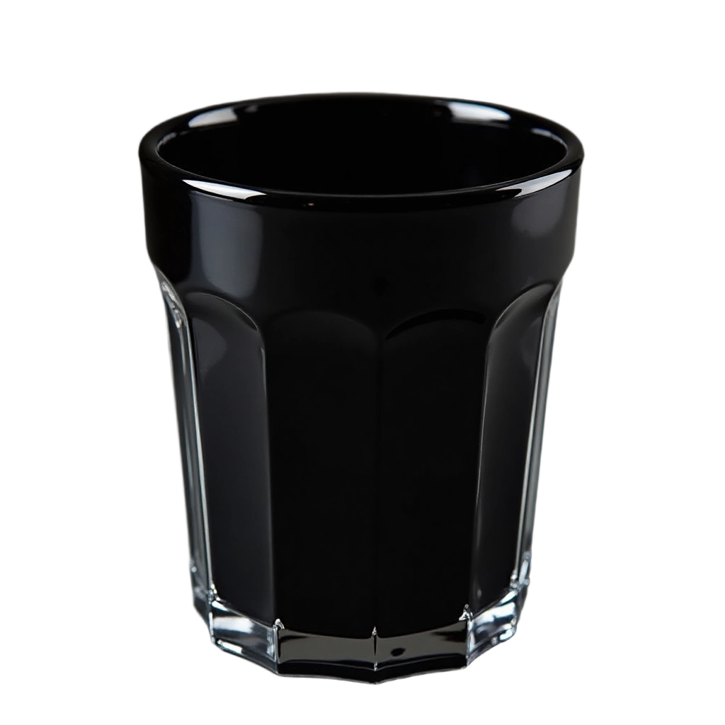 Black Glass Tumbler