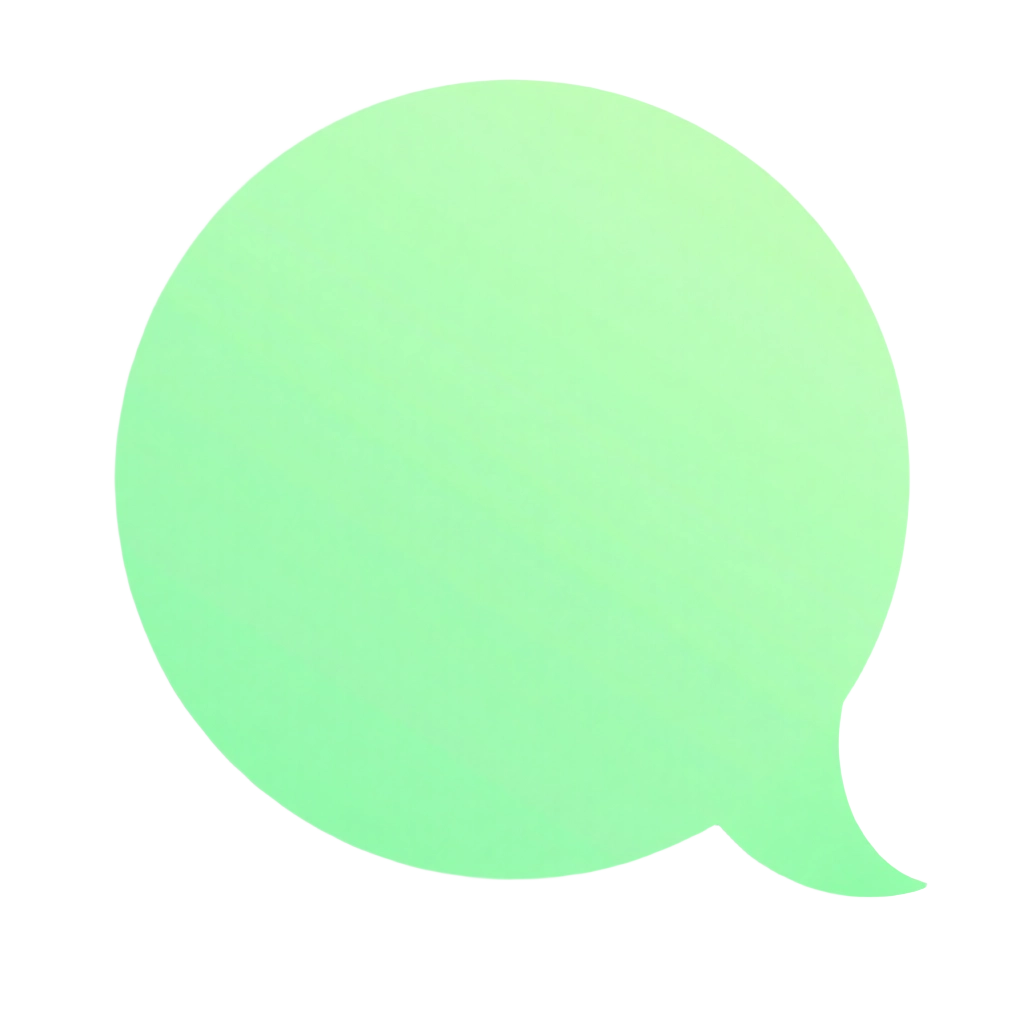 Green Speech Bubble