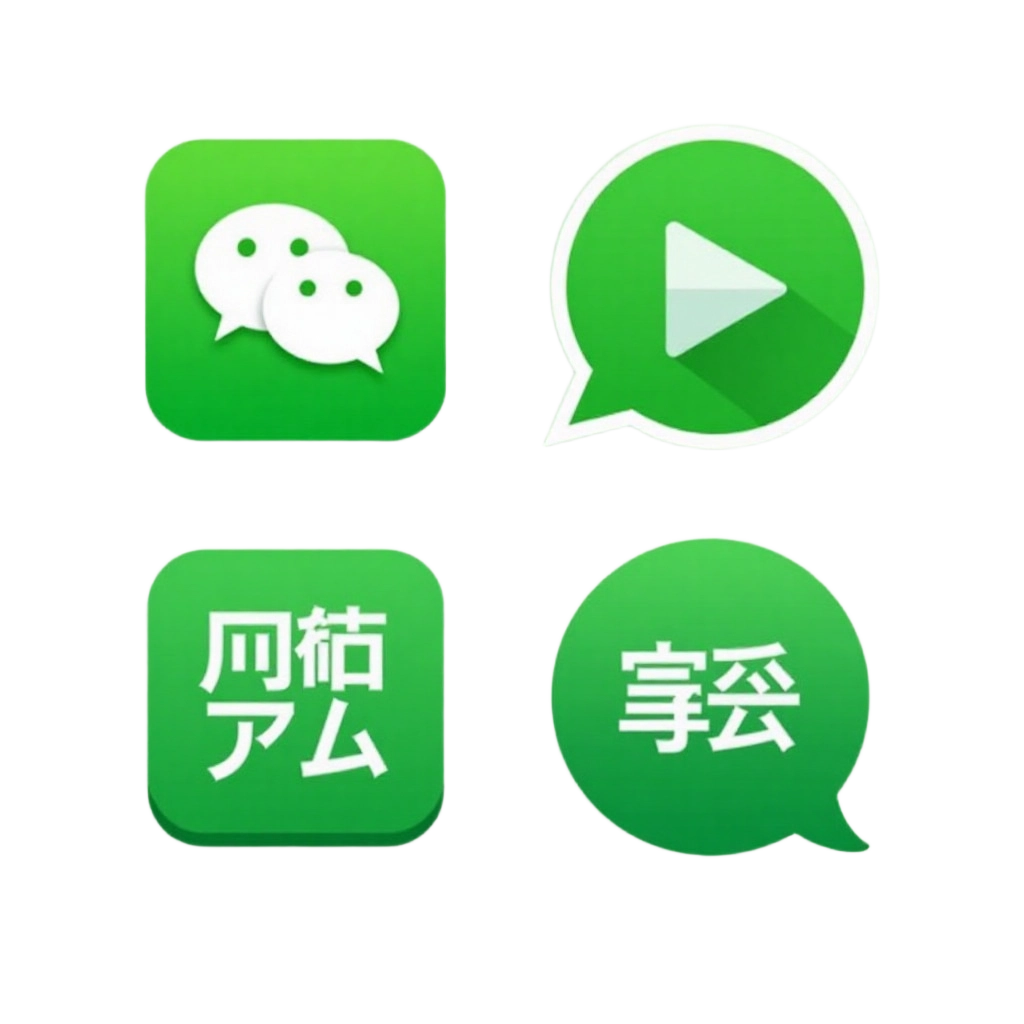 Communication Apps Icon Set