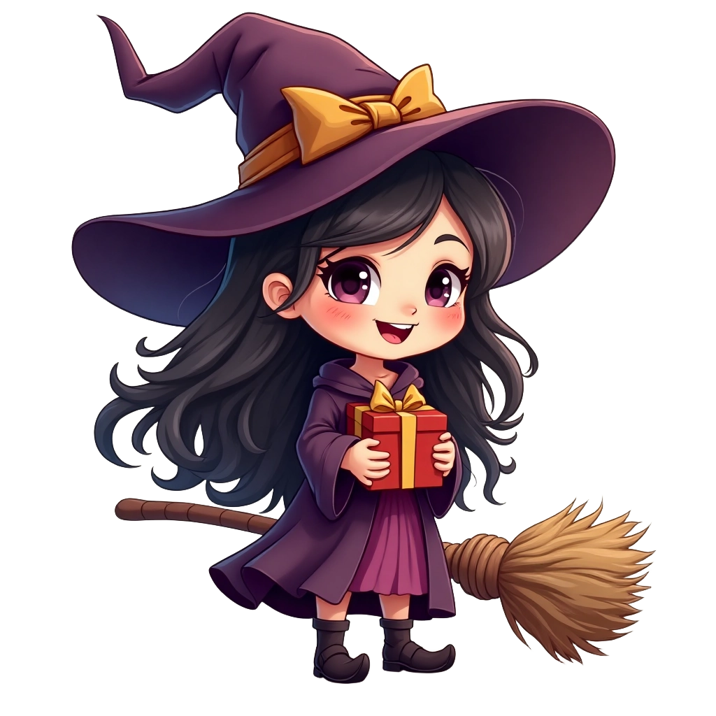 Charming Witch with a Gift