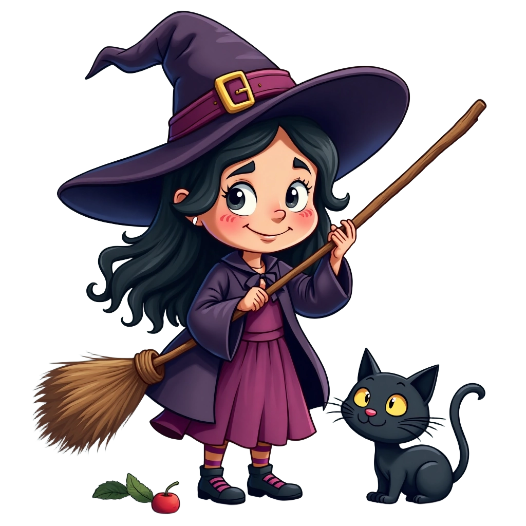 The Little Witch and Her Cat