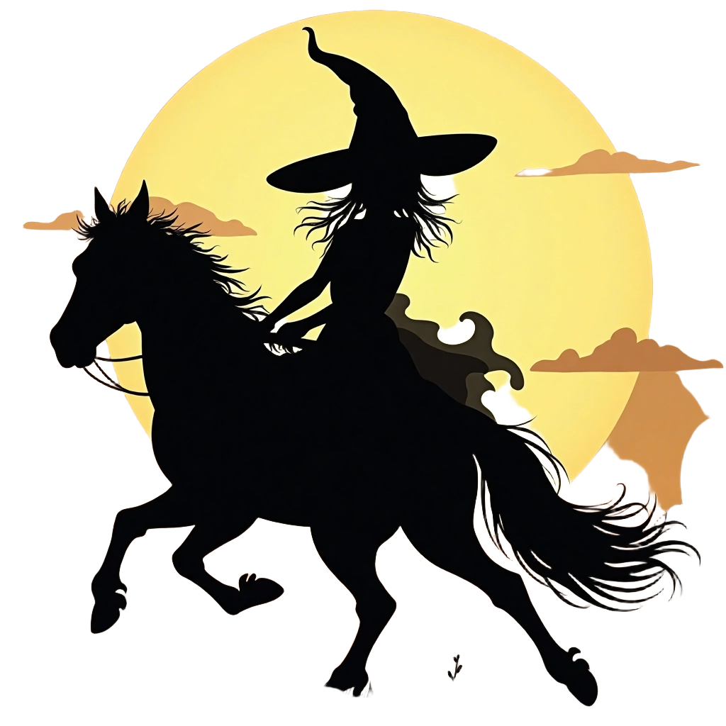 Witch on Horseback