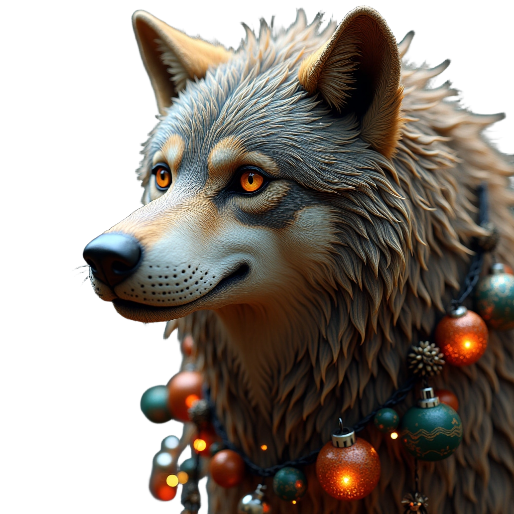 Festive Wolf