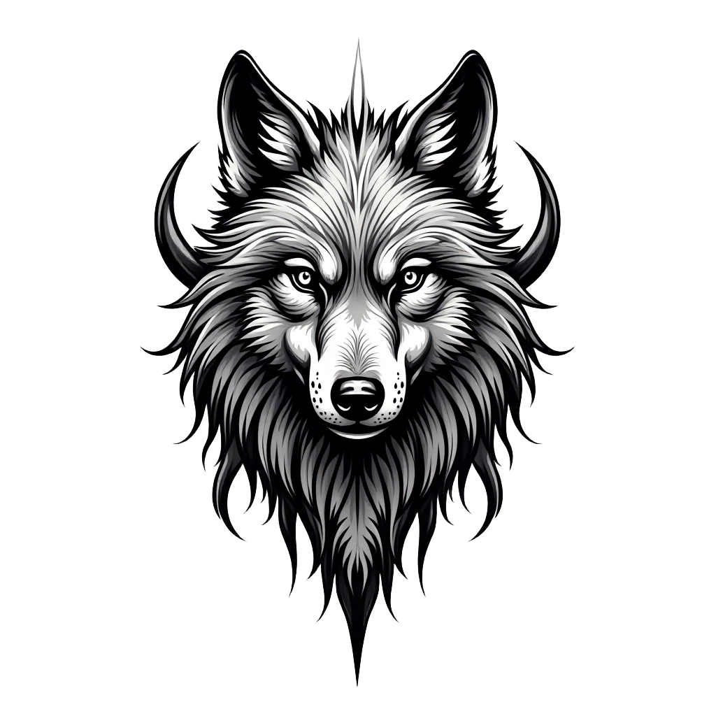 Majestic Wolf Portrait