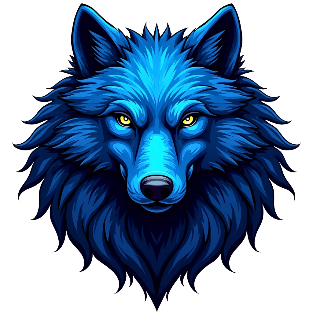 Blue Wolf Emblem