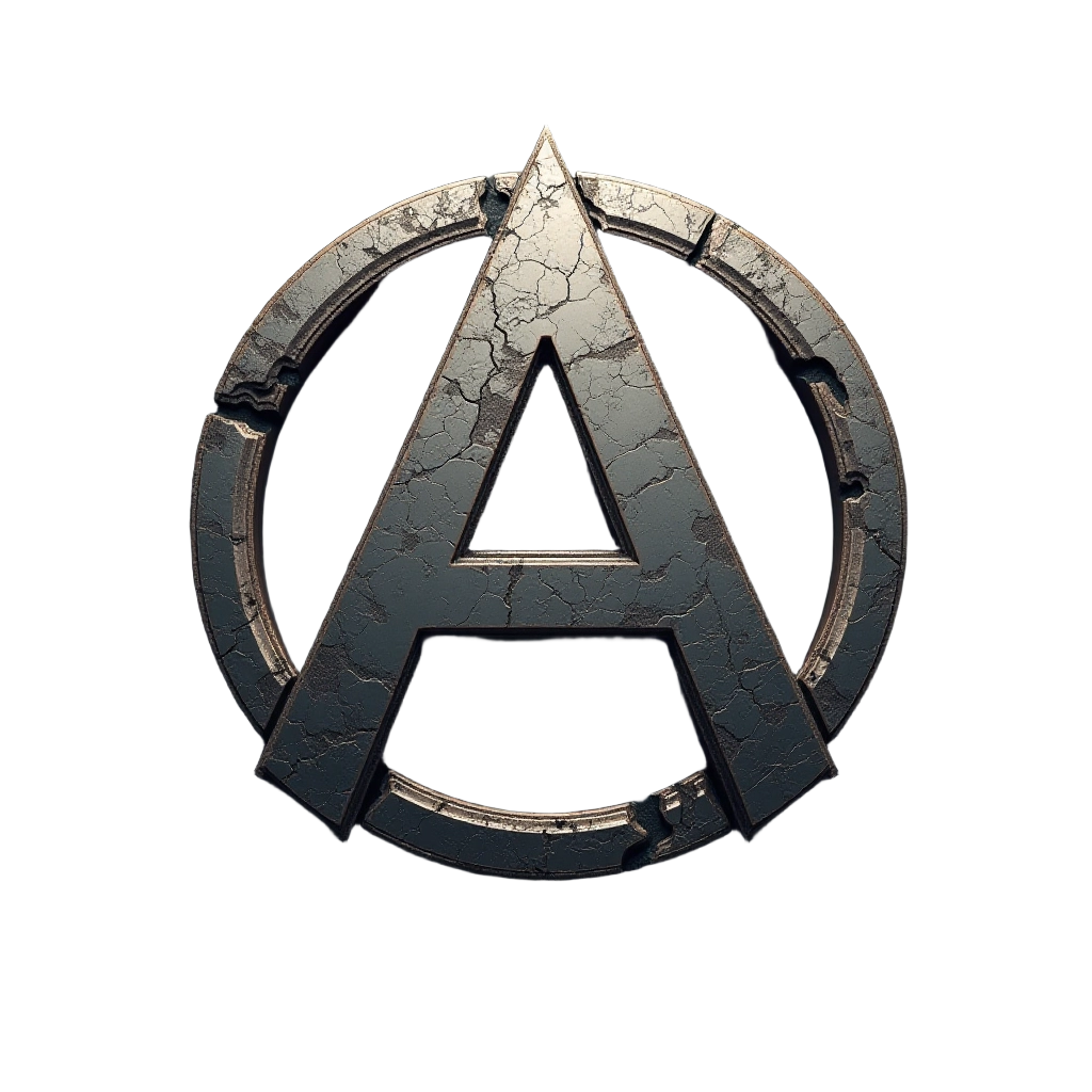 Cracked Anarchy Symbol