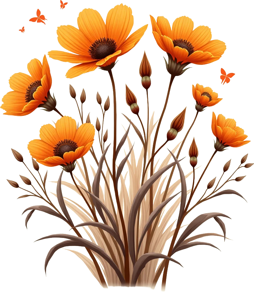 Orange Daisy Bouquet